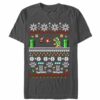 Men_s Nintendo Ugly Christmas Mario and Bowser T-Shirt