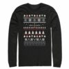 Men_s Nintendo Ugly Mario Holiday Sweater Long Sleeve Shirt
