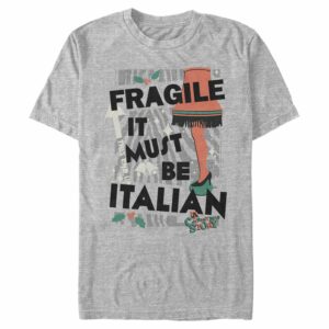 Men’s A Christmas Story Fragile It Must Be Italian T-Shirt