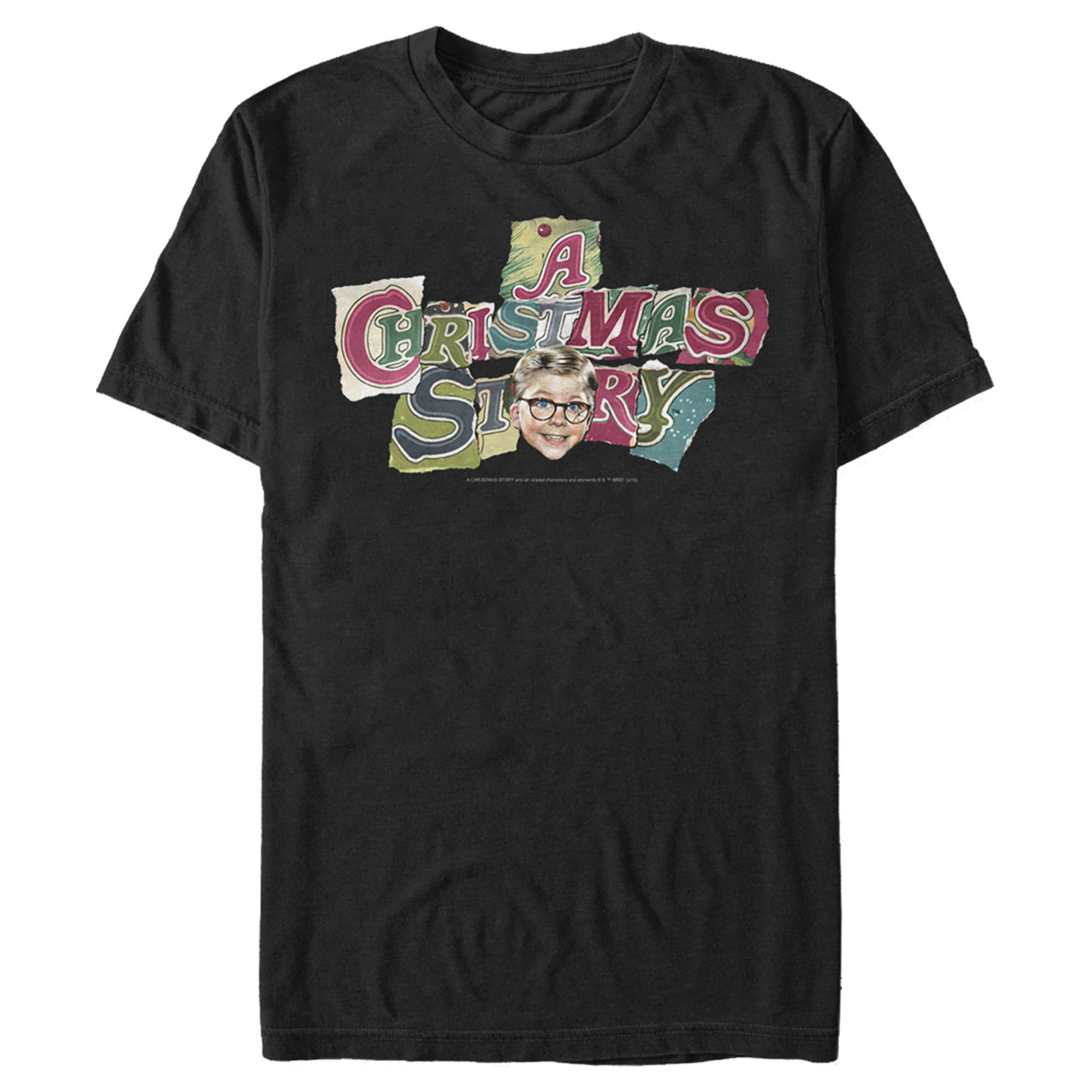 Men's A Christmas Story Ralphie Festive Logo T-Shirt Men's A Christmas Story Ralphie Festive Logo T-Shirt