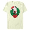 Men’s Betty Boop Christmas Characters Wreath T-Shirt