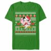 Men’s Betty Boop Christmas Ugly Sweater Print T-Shirt
