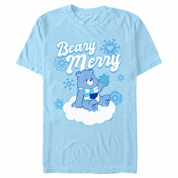 Men’s Care Bears Christmas Grumpy Bear Beary Merry T-Shirt