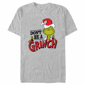 Men’s Dr. Seuss Christmas Don’t Be a Grinch T-Shirt