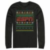 Men’s ESPN Football Christmas Sweater Long Sleeve Shirt