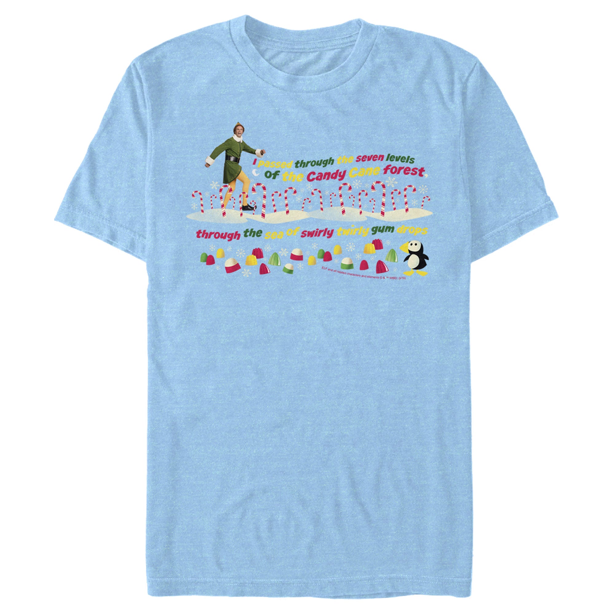 Men's Elf Buddy's Journey to NYC T-Shirt Men's Elf Buddy's Journey to NYC T-Shirt