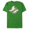 Men’s Ghostbusters Christmas Wreath Logo T-Shirt