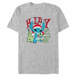 Men’s Lilo & Stitch Holiday Aloha Stitch T-Shirt