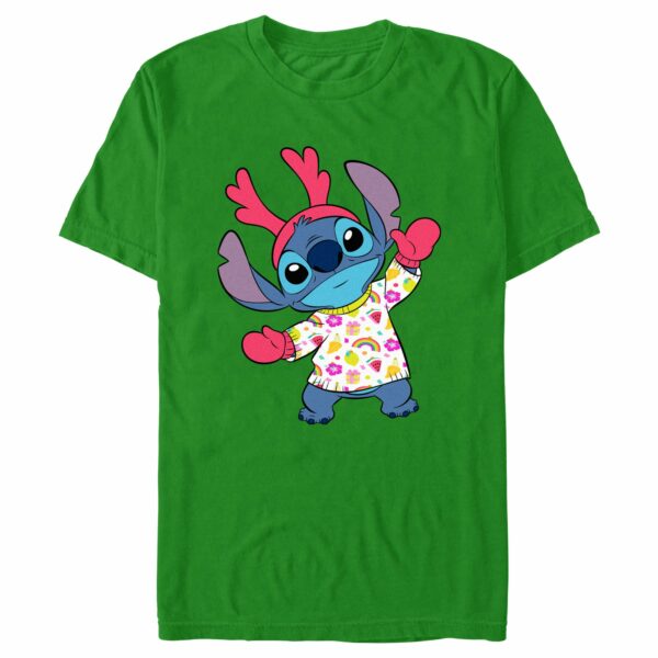 Men’s Lilo & Stitch Reindeer Alien T-Shirt