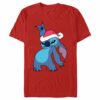 Men’s Lilo & Stitch Santa Hat T-Shirt