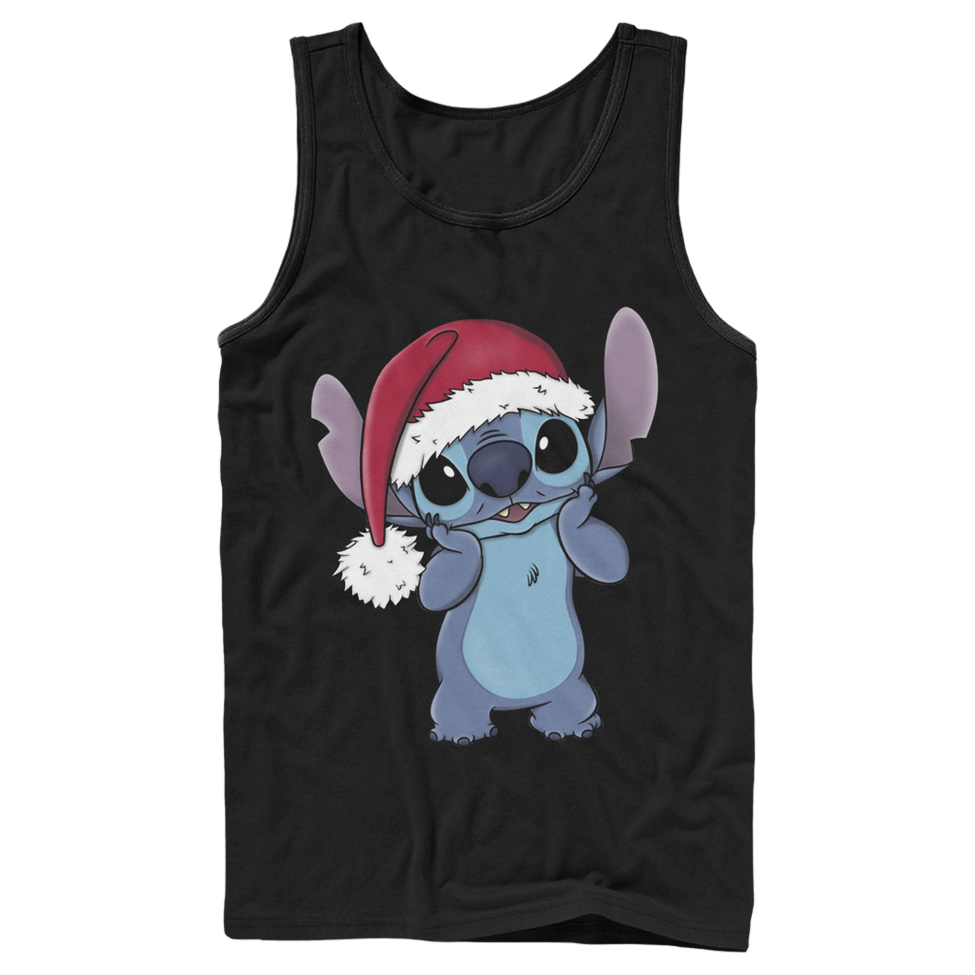 Men's Lilo & Stitch Santa Surprise Tank Top Men's Lilo & Stitch Santa Surprise Tank Top