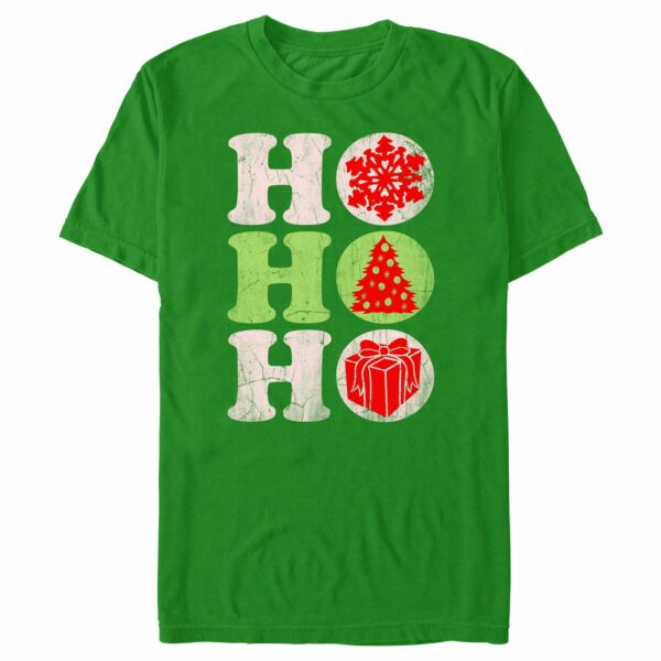 Men’s Lost Gods Christmas Distressed Ho Ho Ho T-Shirt