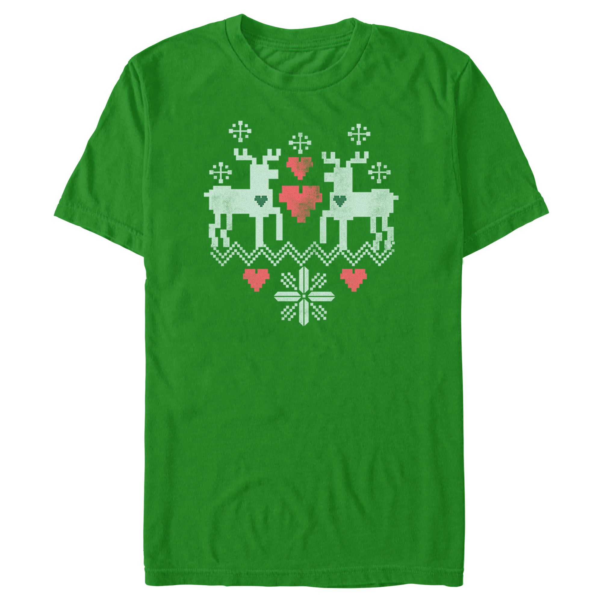 Men's Lost Gods Christmas Reindeer Love T-Shirt Men's Lost Gods Christmas Reindeer Love T-Shirt