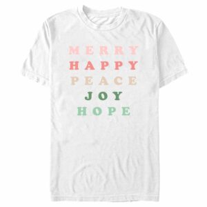 Men’s Lost Gods Christmas Words T-Shirt