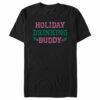 Men’s Lost Gods Distressed Holiday Drinking Buddy T-Shirt