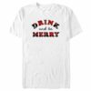 Men’s Lost Gods Drink and Be Marry Plaid T-Shirt