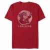 Men’s Lost Gods I Believe Vintage Santa T-Shirt