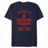 Men’s Lost Gods Only Morning Person on Xmas T-Shirt