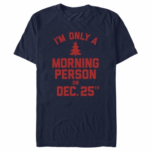 Men’s Lost Gods Only Morning Person on Xmas T-Shirt