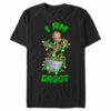 Men’s Marvel Christmas I am Groot Lights T-Shirt