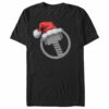 Men’s Marvel Christmas Santa Thor Hammer T-Shirt