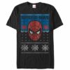 Men’s Marvel Ugly Christmas Spider-Man Web T-Shirt