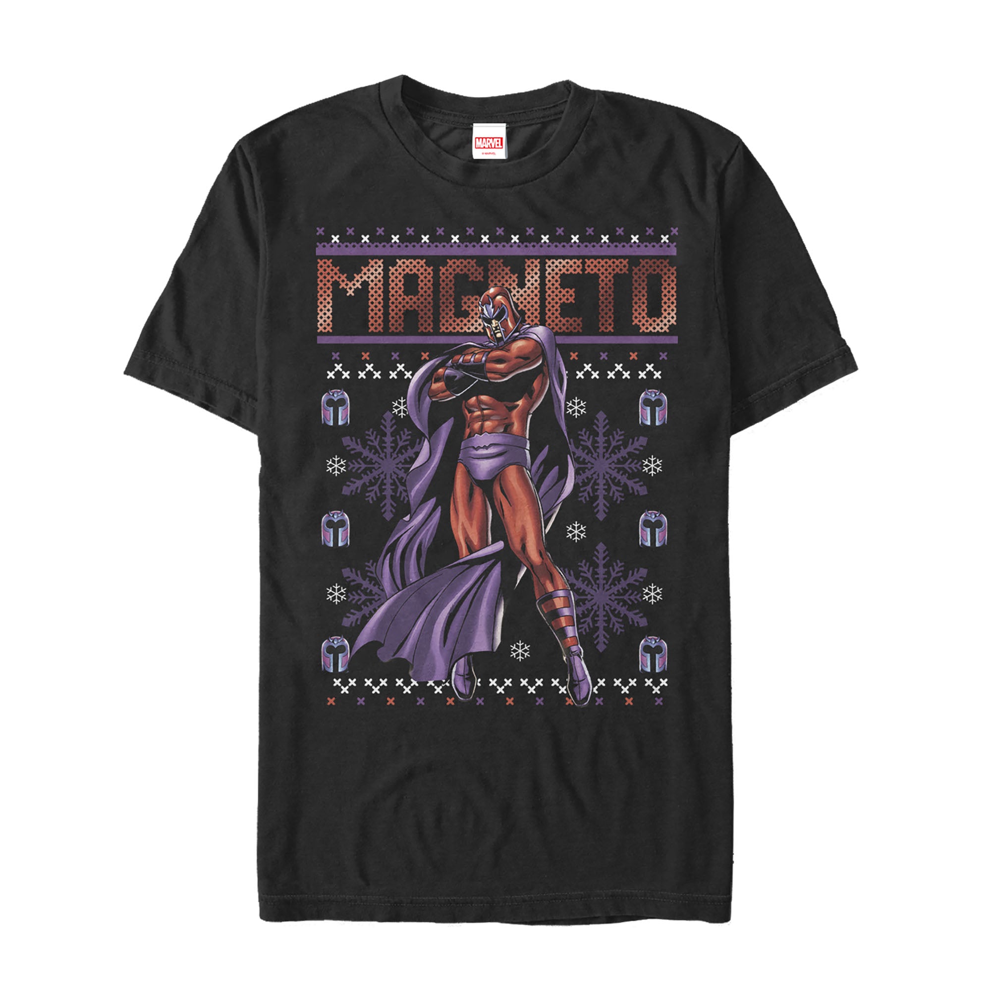 Men's Marvel Ugly Christmas X-Men Magneto T-Shirt Men's Marvel Ugly Christmas X-Men Magneto T-Shirt