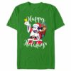 Men’s Mickey & Friends Christmas Happy Holidays Mickey T-Shirt
