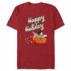 Men’s Mickey & Friends Happy Holiday Sled T-Shirt