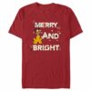 Men’s Mickey & Friends Merry and Bright Pluto T-Shirt