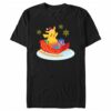 Men’s Pokemon Christmas Pikachu Sleigh T-Shirt