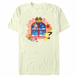 Men’s Pokemon Christmas Window T-Shirt