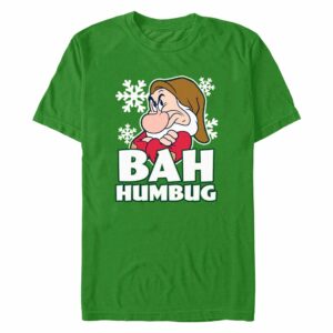 Men’s Snow White and the Seven Dwarfs Snow White and the Seven Dwarfs Grumpy Bah Humbug T-Shirt
