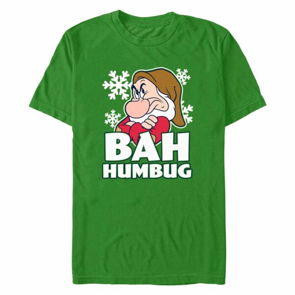 Men’s Snow White and the Seven Dwarfs Snow White and the Seven Dwarfs Grumpy Bah Humbug T-Shirt