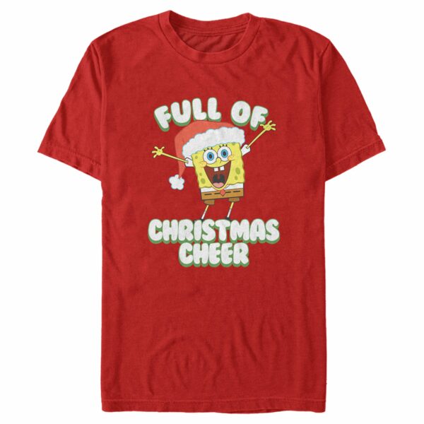 Men’s SpongeBob SquarePants Full of Christmas Cheer T-Shirt