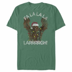Men’s Star Wars Christmas Chewie Fa La La T-Shirt