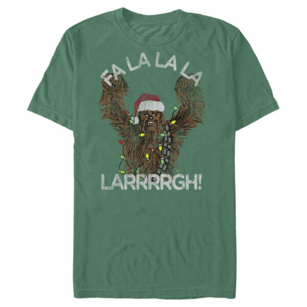 Men’s Star Wars Christmas Chewie Fa La La T-Shirt