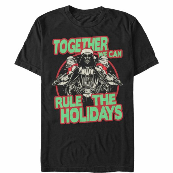 Men’s Star Wars Christmas Dark Side Rulers T-Shirt