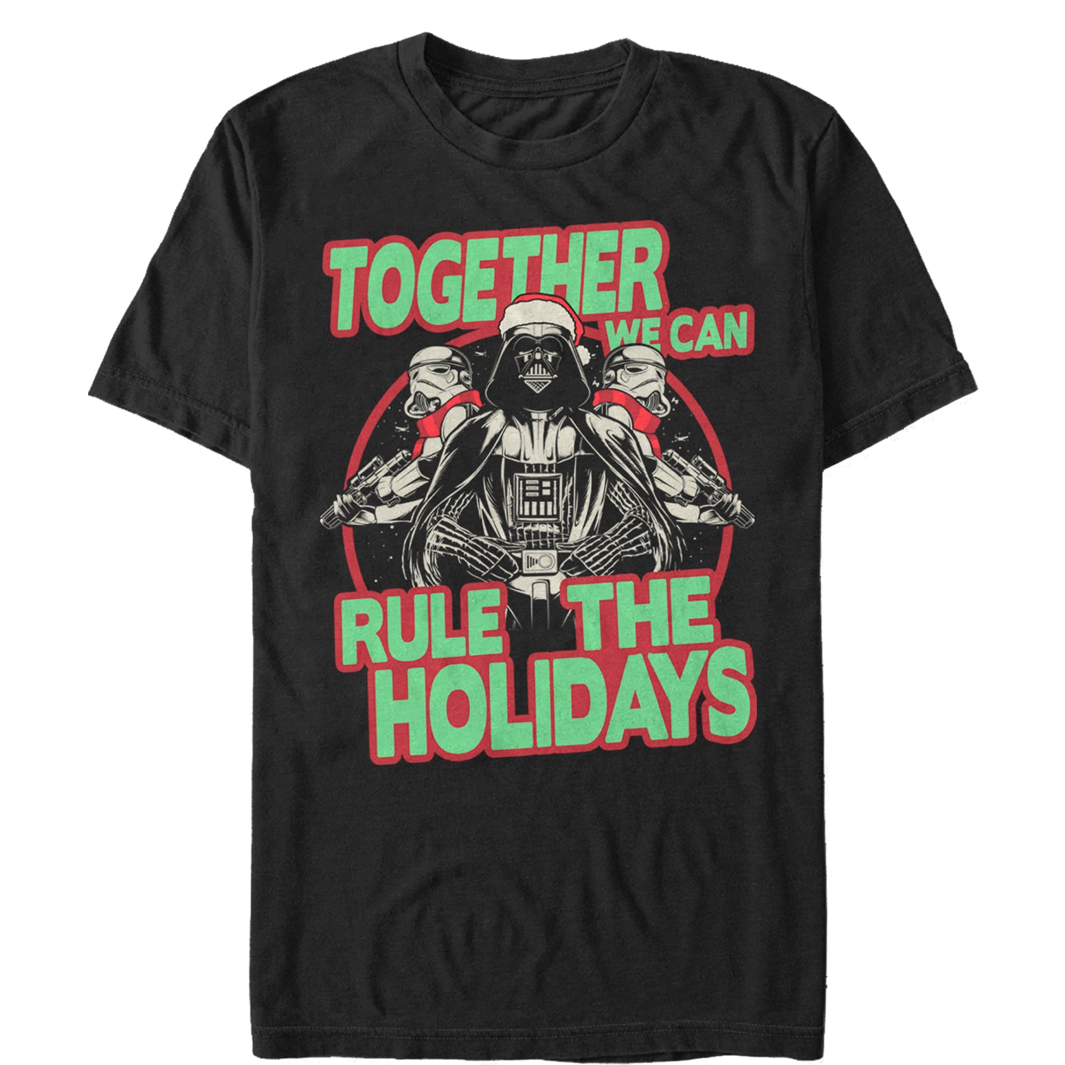 Men's Star Wars Christmas Dark Side Rulers T-Shirt Men's Star Wars Christmas Dark Side Rulers T-Shirt