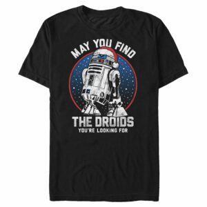 Men’s Star Wars Christmas May You Find the Droids T-Shirt