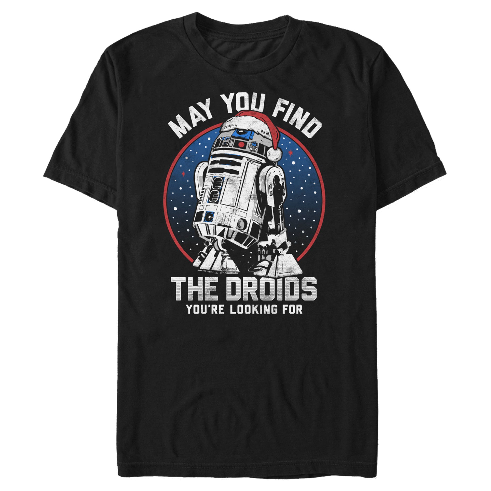 Men's Star Wars Christmas May You Find the Droids T-Shirt Men's Star Wars Christmas May You Find the Droids T-Shirt