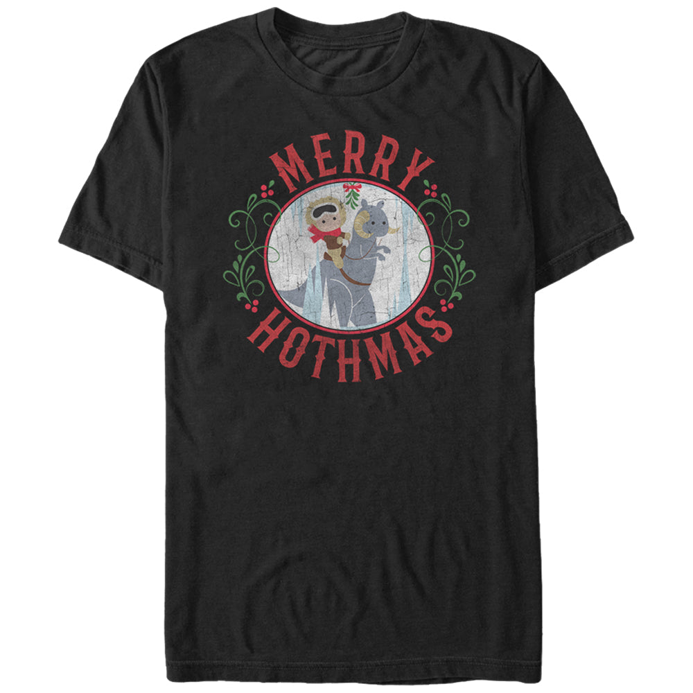 Men's Star Wars Christmas Merry Hothmas T-Shirt Men's Star Wars Christmas Merry Hothmas T-Shirt