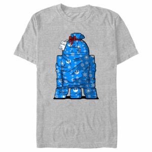 Men’s Star Wars Christmas R2-D2 Wrapped Present T-Shirt