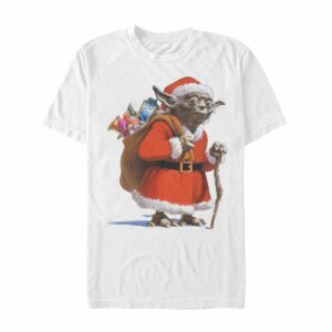 Men’s Star Wars Christmas Santa Yoda T-Shirt