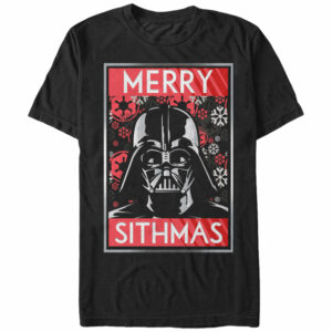 Men’s Star Wars Christmas Sithmas Darth Vader T-Shirt