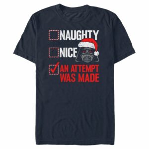 Men’s Star Wars Christmas Vader Attempt Made T-Shirt