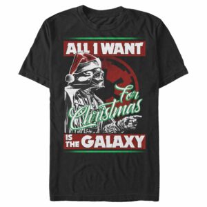 Men’s Star Wars Christmas Vader Wants the Galaxy T-Shirt