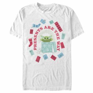 Men’s Star Wars The Mandalorian Christmas The Child Presents Are The Way T-Shirt