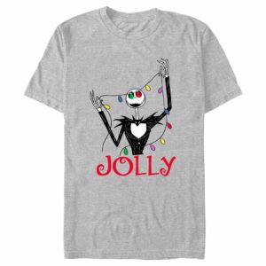 Men’s The Nightmare Before Christmas Jack Jolly Christmas Lights T-Shirt