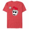 Men’s The Nightmare Before Christmas Jack Santa Hat T-Shirt